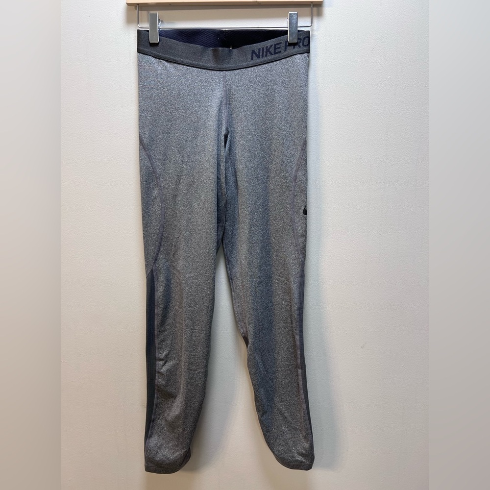 Nike Pro fleece lined compression leggings size medium